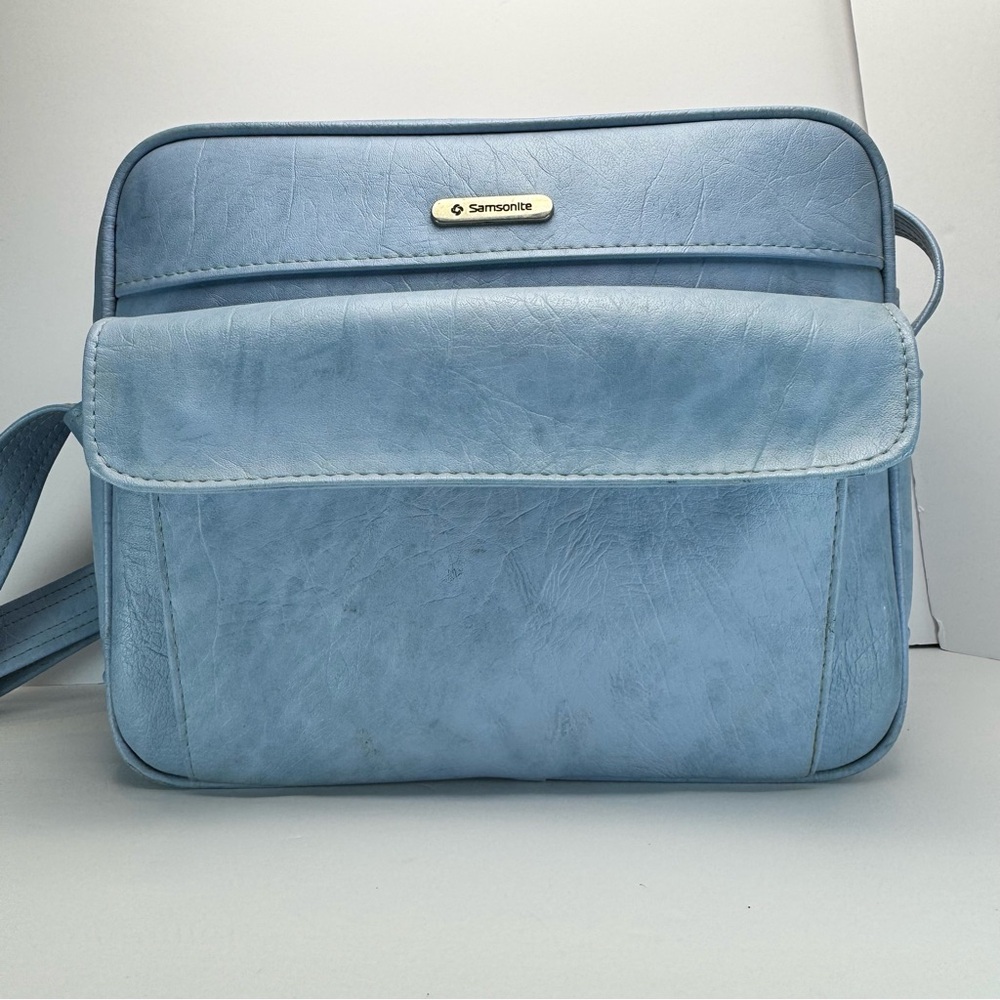 Samsonite Cordoba Vintage Blue Crossbody Bag